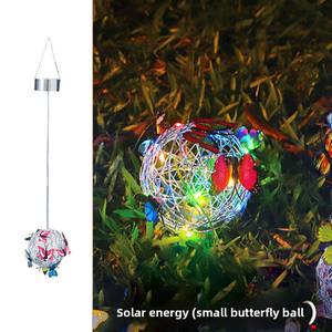 Lampes solaires LED papillon suspendues pour arbres, étanches IP65, pour la décoration extérieure de la cour et du <span class=keywords><strong>jardin</strong></span>, 2700K blanc chaud - Product Image 2