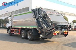 Camion compacteur de déchets de 15 tonnes à vendre, camion de ramassage de déchets à double bac à vendre - Product Image 5