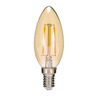 Bombillas LED de Filamento Estilo Clásico de 1W 2W 4W 6W, C35 E12 E14, Mini Bombillas LED Tipo Vela para Lámparas de Araña, Lámparas Colgantes, Ventiladores de Techo y Candelabros