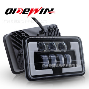 ไฟหน้ารถมอเตอร์ไซค์ Jiaxingsheng 7-Bead Square Wrangler LED IP67 ระบบไฟส่องสว่างสำหรับรถจักรยานยนต์ - Product Image 3