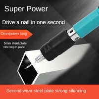 Remachadora Manual de Acero, Herramienta para Fijación en Paredes y Techos de Hormigón, Dispositivo para Ranurado de Cables, Herramienta Neumática de Fijación
