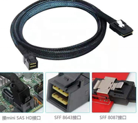 12G bis 6G Server Backplane Mini Sas Kabel SFF8643 TO 8087 Daten adapter kabel