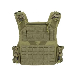 Fabricant professionnel d'accessoires militaires, gilet tactique en nylon avec logo personnalisé, porte-plaque à dégagement rapide, sac en Cordura - Product Image 1