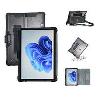 Sarung Tablet 13-Inci TPU+PC dengan Kantong Sabuk, Kompatibel dengan Surface Pro 8 & Tas & Pelindung Laptop Apple