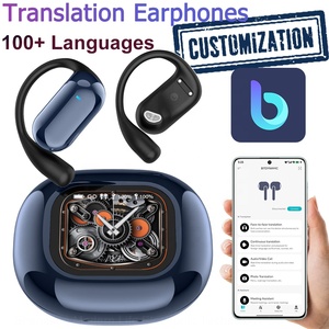 Auriculares Deportivos de Traducción con IA YYK-Q16s Pro con Pantalla Táctil Compatibles con Traducción de Audio y Video para Viajes, Negocios y Estudio - Product Image 1