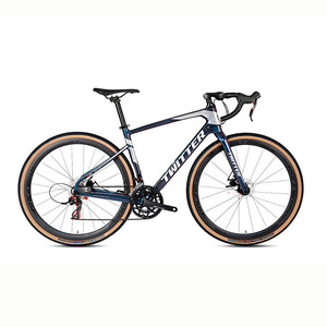 Bicicleta de Carretera Twitter Gravel 700c con Cuadro de Carbono, Frenos de Disco y Peso Ligero - Product Image 1