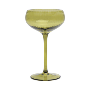 Set di 2 bicchieri Lou Coupe color oliva - Product Image 1