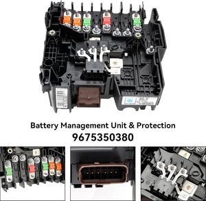 Module de gestion de <span class=keywords><strong>batterie</strong></span> OE 9675350380 9675350280 E1065596 BPGA, unité de protection de gestion de l'alimentation ECU <span class=keywords><strong>pour</strong></span> <span class=keywords><strong>Peugeot</strong></span> <span class=keywords><strong>308</strong></span> 408 4008 - Product Image 2