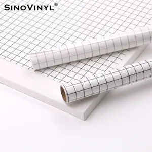 SINOVINYL Medium Tack Grey Grids PET Application film Transfer Vinyl Film per il taglio del vinile