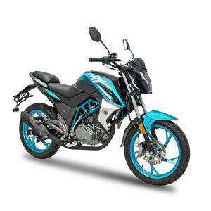 La Motocicleta de Gasolina Grande Más Vendida, la AK150 Azul, es una Motocicleta Urbana para Adultos con un Diseño Colorido y Potente - Product Image 1