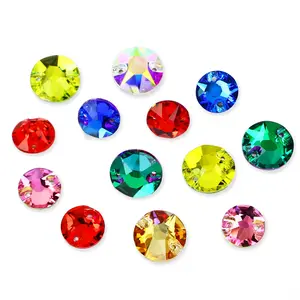 Drop Sew On Rhinestones Flat Back Rhinestones Sew-on Crystal Wholesale Lead-free Sewable Crystal Beads For Clothes Bags Garment Sewing Accessories
