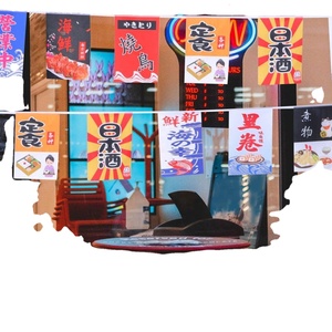 Banderines Colgantes de Estilo Japonés Impresos Digitalmente en Tela de Poliéster de Doble Cara de Alta Calidad - Product Image 5