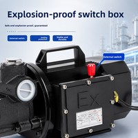 Pompe de transfert d'essence en fonte antidéflagrante à haut débit 12V/24V/220V, distributeur de carburant monté sur véhicule, pompe de transfert d'huile, garantie 1 an