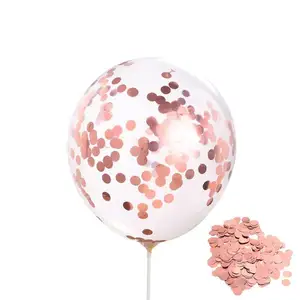 Wholesale Baby Pink Rose Gold Confetti Balloon Garland Balloon Arch Kit Balloons Arch Set Baby Shower Wedding Party Decoration