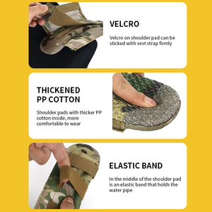 SIVI Tactical Spalla Cuscino Cuscinetti Proteggere Gilet zaino Spalline - Product Image 4