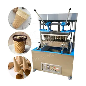 ORME essbarer Schokoladetassen-Mini-Wafer Pizza Weichkönchen-Herstellungsmaschine in Indien für Kaffee
