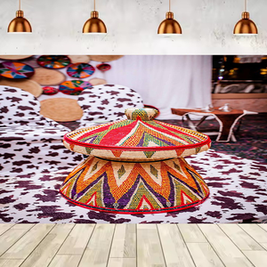 Telón de Fondo Habesha de Gran Tamaño 3.5*4M, Personalizable con Cualquier Logotipo, Diseño Etíope, Pancartas, Tela para Bodas - Product Image 4