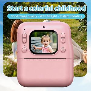 Appareil <span class=keywords><strong>photo</strong></span> thermique instantané pour enfants DLC sans encre avec flash LED, double objectif, écran IPS de 2,0 pouces pour protéger les yeux, vidéo 1080P - Product Image 1