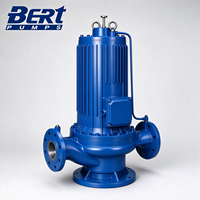 UKBERT OEM/ODM PBG 80 ℃   Pompa Pipa Terlindung untuk Air Bersih, Pompa Booster Vertikal untuk Irigasi Kebun Jarak Jauh