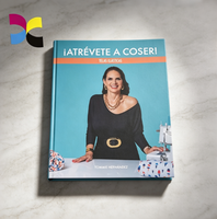Livre de tutoriel de couture personnalisé haut de gamme à couverture rigide pour l'édition et l'impression de livres, reliure cartonnée, pelliculage brillant, écologique, livraison rapide