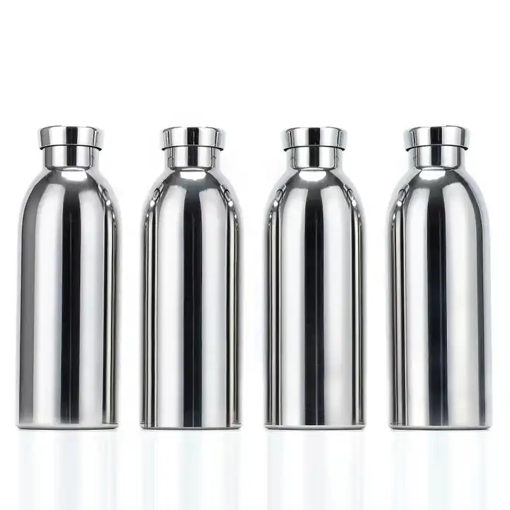 500ml/17oz Minimalist Natural Color Large Capacity Stainless Steel Thermos  Cup