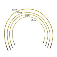 Lot de 13 paires d'aiguilles à tricoter circulaires en bambou, détachables, lisses et légères, pour pulls, écharpes, couvertures et travaux manuels DIY
