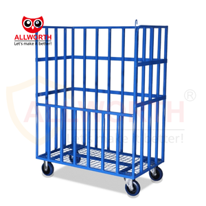 बहु-कार्यात्मक लोकप्रिय एक्सप्रेस पाउडर लेपित वर्कप्लेट परिवहन ट्रॉली ले जाने के लिए सुविधाजनक - Product Image 5