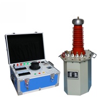 Transformateur d'essai haute tension immergé dans l'huile 100 kV CA/CC monophasé/triphasé 480 V pour les tests d'isolation en laboratoire et industriels