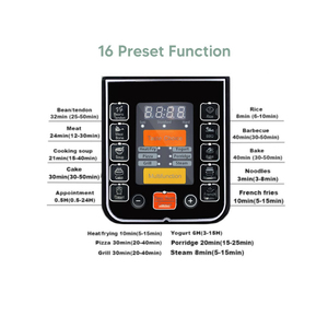 Autocuiseur Électrique Multifonction Grande Capacité en Acier Inoxydable, NOUVEAU Design Intelligent pour Cuisine Domestique, 6L <span class=keywords><strong>8L</strong></span> 10L - Product Image 3