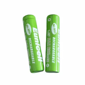 Eunicell étiquette privée HR03 1.2v rechargeable aaa batterie