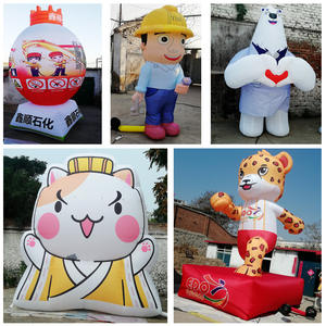 Inflable de dibujos animados modelo inflable grande al aire libre simulación muñeca mascota Anuncio Comercial logotipo inflable personalizado - Product Image 4
