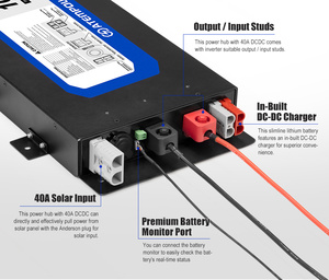 แบตเตอรี่ลิเธียม POWER Design 12V 100AH พร้อมระบบป้องกันกระแสเกิน 40A DC- สำหรับจ่ายไฟแคมป์ปิ้ง 4x4 - Product Image 3