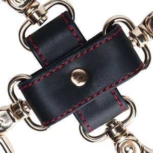 Nuevas Correas de Sujeción de Cuero BDSM de Cinco Puntos con Conectores de Clip, Juguete de Bondage Fetiche para Parejas - Product Image 3