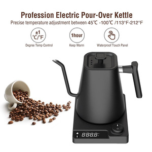 2025 nuevo hervidor de cuello de cisne, cafetera eléctrica de temperatura constante inteligente transfronteriza, cafetera de mano <span class=keywords><strong>con</strong></span> Control de temperatura - Product Image 5