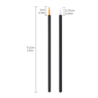 Vente en gros de 50 pinceaux à eyeliner jetables écologiques avec micro-fibres pour les lèvres