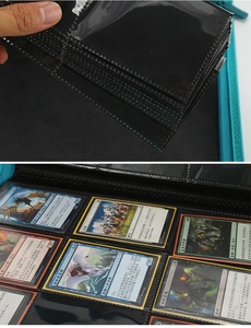 Álbum Archivador Torson <span class=keywords><strong>de</strong></span> 12 Bolsillos en Cuero <span class=keywords><strong>de</strong></span> PU y Terciopelo para Más <span class=keywords><strong>de</strong></span> 480 Cartas <span class=keywords><strong>de</strong></span> Pokémon, MTG, TCG y Commander con Cierre <span class=keywords><strong>de</strong></span> Cremallera - Product Image 6