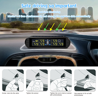 Contrôleur numérique de pression de l'air des pneus, à 6 capteurs, universel, pour voitures, camions, remorque, caravane, tpms, pour Ford, tesla et BMW, 23mm