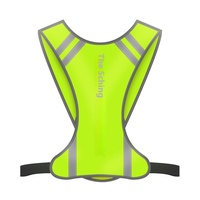Gilet réfléchissant à LED Flash pour la course et le cyclisme Guidance d'urgence Vêtements de sécurité transfrontaliers