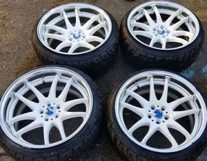 <span class=keywords><strong>2</strong></span> pièces 17 18 pouces 4x100/114.3 5x114.3 Concave 5 trous Huecos Jantes en alliage de magnésium larges pour voiture Auto Rines Jantes - Product Image 4