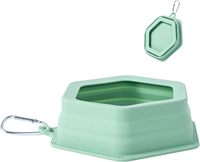 Bol pliable en silicone pour chien, distributeur d'eau et de nourriture pour chien, sans BPA, bol pliable en silicone pour chien pour les voyages, le camping