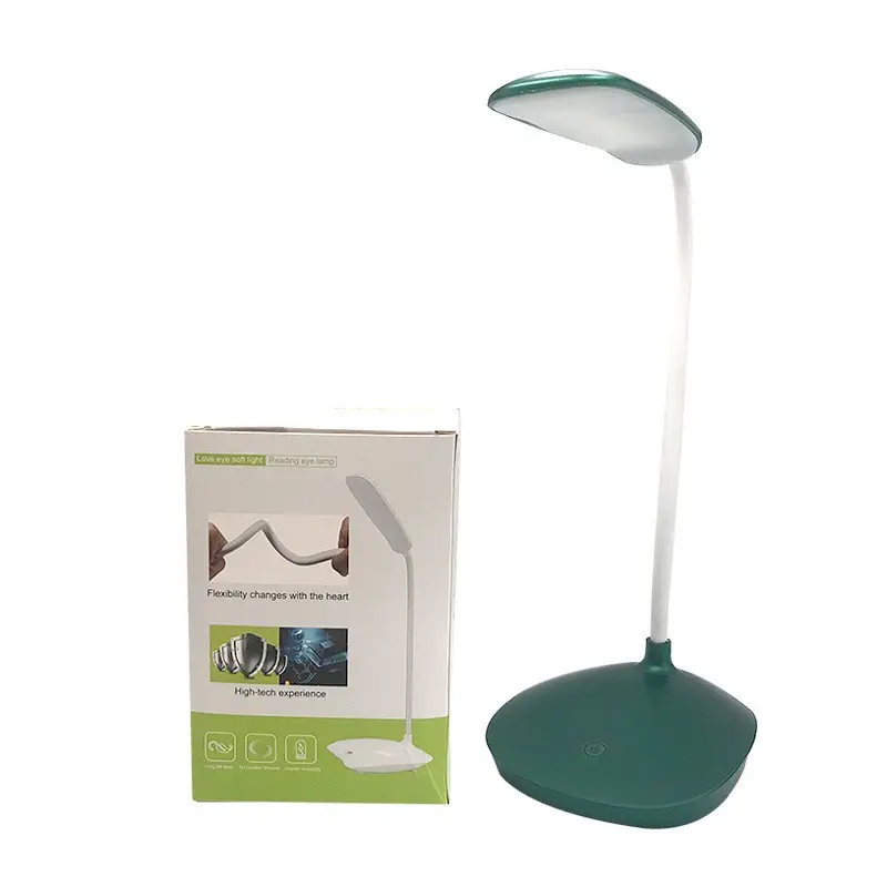 Free Shipping LED Desk Lamp Dimmable Touch Rechargeable Study Student for Reading Office Night Light Eye Protection Table Lamp