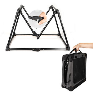 Seyahat açık araba taşıma katlanabilir ve katlanabilir köpek sandık kafes örgü pencere - Product Image 4