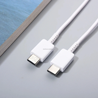 Câble USB C vers type C 25W 3A pour Samsung Galaxy S24 S23 S22 S21 S20 Note 20 Ultra Plus S20 S21 Cordon de charge rapide