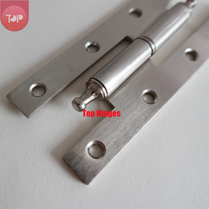 Charnières en acier S11025 à tête carrée et petite couronne pour portes et intérieurs de salle de bain, 4 trous, grande pointe sphérique, installation facile - Product Image 2