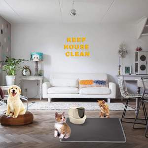 Dubbellaags Ontwerp-Waterdicht-Gemakkelijk Schoon Te Maken Isolatieafval Vasthouden Kattenmat Niet-Beschimmelde Niet-Beschimmelde Schone Zool - Product Image 6