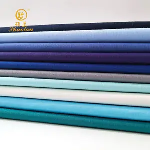 Manufacturer Promotion polyester/cotton fabric Skin-Friendly Plain Dyed 45*45 Poplin Fabric for pocket