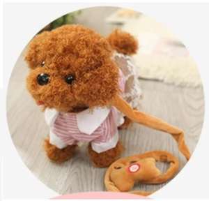 Greenmart yeni çocuk yavru elektrikli oyuncak müzik simülasyon köpek yürüyebilir festivali hediye elektrikli peluş noel oyuncaklar köpek çocuklar için - Product Image 4