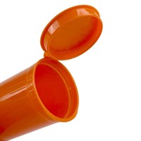 Flacons et tubes en plastique PP sécurisés pour enfants avec bouchon à pression et couvercle à clapet – Hermétiques et anti-odeurs pour le stockage de bonbons et de chocolat