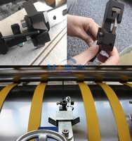 Mosun MSKC-1000M Semi-Automatische V-Groefmachine Kartonnen Stijve Doos Voor Wijnkist Juwelendoos En Boekomslag