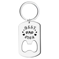 Porte-clés tendance en acier inoxydable, personnalisé, creux, gadget, avec lettrage, cadeau, pendentif, vente en gros